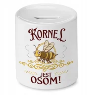 Skarbonki - Skarbonka Dla Kornela na Urodziny na Prezent z Nadrukiem ze Zdjęciem - miniaturka - grafika 1