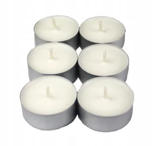 Podgrzewacze sojowe ręcznie robione tealight naturalne bezzapachowe 6 szt - Świece - miniaturka - grafika 1