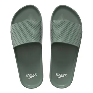 Speedo Męskie klapki Essential | Suwaki basenowe | Szybkoschnące, Khaki, 8 UK, Khaki, 40.5 EU - Klapki i japonki męskie - miniaturka - grafika 1