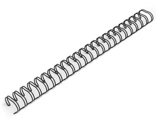 Argo Grzbiety do bindowania drutowe czarne, 14,3 mm, 100 sztuk - Grzbiety do bindownic - miniaturka - grafika 1