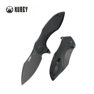 Nóż składany Kubey Nobel Black G10, Blackwashed 14C26N (KU236O) - Noże - miniaturka - grafika 1