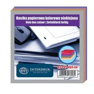 Notesy i bloczki - Ateneum Kostka papierowa kolorowa 85x85x35 mm nieklejona - miniaturka - grafika 1