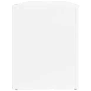Lumarko Szafka na buty, wysoki połysk, biała, 100x35x45 cm - Szafki na buty - miniaturka - grafika 7
