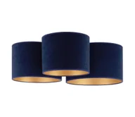 Lampy sufitowe - Duolla - Plafon ROLLER TRIO 3xE27/60W/230V niebieski - miniaturka - grafika 1