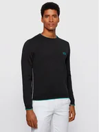 Swetry damskie - Boss Sweter Riston 50440679 Czarny Regular Fit - miniaturka - grafika 1