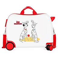 Walizki - Disney 101 Dalmatas walizka dla dzieci biała 50 x 39 x 20 cm sztywne ABS kombinowane zamknięcie boczne 34 l 1,8 kg 4 koła - miniaturka - grafika 1