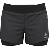 Spodnie sportowe damskie - Spodenki do biegania damskie Odlo 2-in-1 Zeroweight - miniaturka - grafika 1
