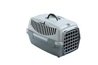 Transportery dla kotów - ZOLUX Transporter GULLIVER 1 z plastikowymi drzwiczkami kol. miętowy (422092BLE) - miniaturka - grafika 1