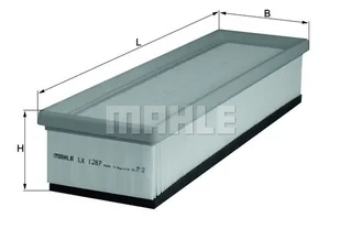 Filtr powietrza Mahle LX 1287 - Filtry powietrza - miniaturka - grafika 1