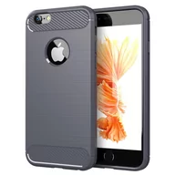 Etui i futerały do telefonów - Pokrowiec Etui Do Apple iPhone 6 / 6S w BRUSHED SZARY Pokrowiec Ochronny Obudowa Case Cover Cadorabo - miniaturka - grafika 1