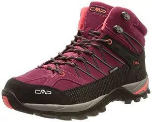 CMP Damskie buty trekkingowe Rigel Mid Wmn Shoe Wp, różowy, 41 EU - Buty trekkingowe damskie - miniaturka - grafika 1