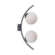 Lampy ścienne - Helix kinkiet 2xE14 czarny/biały 5015 - miniaturka - grafika 1