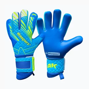 Rękawice bramkarskie 4keepers Soft Azur NC niebieskie - Piłka nożna - miniaturka - grafika 1