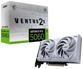 Karty graficzne - MSI GeForce RTX 5060 8GB VENTUS 2X OC WHITE DLSS 4 - miniaturka - grafika 1