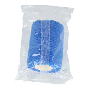 Dr Beck, bandaż kohezyjny Non-Woven, włókninowy, Blue, 7 cm x 4,5 m - Apteczki i materiały opatrunkowe - miniaturka - grafika 1
