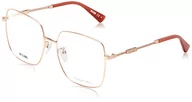 Okulary przeciwsłoneczne - MOSCHINO MOS615/G, okulary, złoty miedź, 56 damskie, Złoty miedź - miniaturka - grafika 1