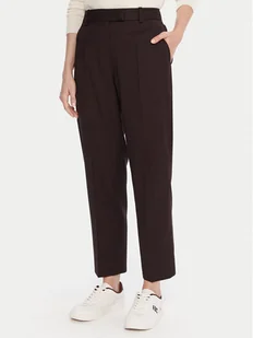 Tommy Hilfiger Chinosy WW0WW48353 Bordowy Slim Fit - Spodnie damskie - miniaturka - grafika 1