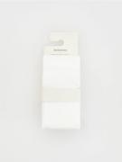 Rajstopy - Reserved - Bawełniane rajstopy 2 pack - złamana biel - miniaturka - grafika 1