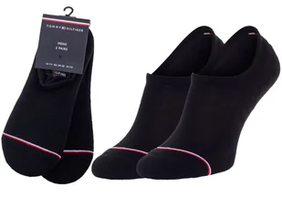 TOMMY HILFIGER MĘSKIE MIKROSTOPKI 2P 100001095 200 - Rozmiar: 43-46 - Skarpetki męskie - miniaturka - grafika 1