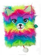 Zabawki kreatywne - Pamiętnik z kłódką A5/96K Rainbow Cat - ST-MAJEWSKI - miniaturka - grafika 1