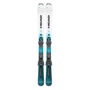 Dziecięce Narty HEAD SUPERSHAPE TEAM EASY JRS + JRS 7,5 8466009223 314504075 – Wielokolorowy - Narty - miniaturka - grafika 1