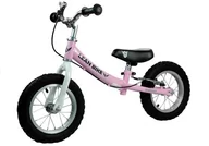 Rowerki biegowe - LeanToys CARLO 12" różowy - miniaturka - grafika 1