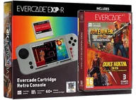 Konsole i gry retro - Konsola przenośna EVERCADE EXP-R + Duke Nukem Collection 1 Szary - miniaturka - grafika 1