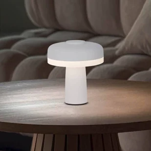 Näve Lampa stołowa LED Pilu, biała, wysokość 16,5 cm metal touchdim - Lampy stojące - miniaturka - grafika 1