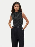 Bluzki damskie - Vero Moda Bluzka Lucy 10316749 Czarny Regular Fit - miniaturka - grafika 1