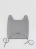 Czapki damskie - Reserved - Wełniana czapka - jasnoszary - miniaturka - grafika 1