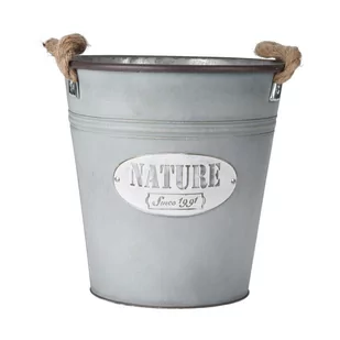 Blumfeldt Vilde OSŁONKA metalowa ozdobna na kwiaty zioła 26x26 cm 339069 - Donice - miniaturka - grafika 1