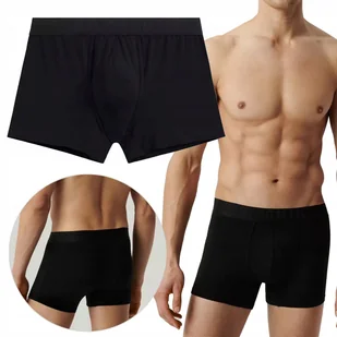 Bokserki Męskie MH-1201 Mikromodal Czarne Obcisłe Sportowe Fit *XXL - Majtki męskie - miniaturka - grafika 1