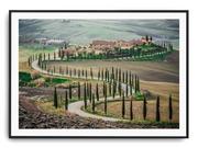 Plakaty - Plakat r 91x61 cm Toskania Droga Włochy Italia - miniaturka - grafika 1