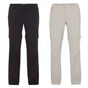 Spodnie damskie - McKINLEY McKINLEY Malik damskie spodnie z odpinanymi nogawkami, szare, XL 286162 - miniaturka - grafika 1