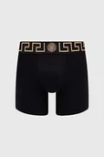 Majtki damskie - Versace bokserki męskie kolor czarny AU10028 1A10011 - miniaturka - grafika 1