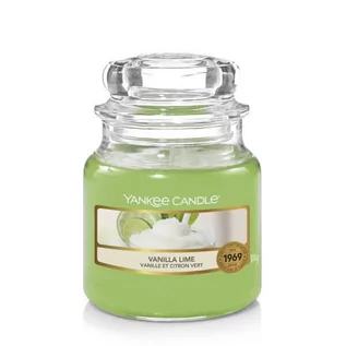 Świece - Yankee Candle Classic Small Jar świeca zapachowa Vanilla Lime 104g (YSMVL) - grafika 1