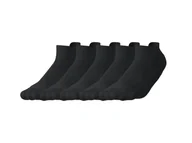 Skarpetki i podkolanówki sportowe - CRIVIT Skarpetki stopki sportowe damskie lub męskie, 5 par (Czarny, 35/36) - miniaturka - grafika 1