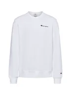 Bluzy męskie - Champion Bluza męska Mężczyźni Bawełna biały nadruk, S - miniaturka - grafika 1