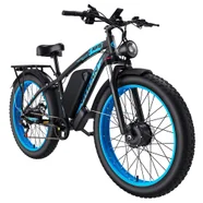 Vitilan H5 Electric Bike 1000W*2 Motor 52V 25Ah Battery 24*4 0 inch Fat Tires 64km/h Max Speed 105km Range Front