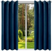 Zasłony - Welurowa Gotowa Zasłona Zaciemniająca 220cm Velvet - miniaturka - grafika 1