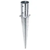 Kotwy - Tuleja ziemna wbijana ⌀81 x 150 x 600 - miniaturka - grafika 1