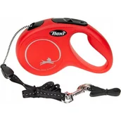 Smycze dla psów - Flexi New Classic Smycz Linka M 5M Czerwona [Fl-2603] - miniaturka - grafika 1