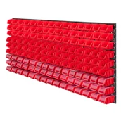 Pozostałe wyposażenie warsztatu - Tablica warsztatowa Lokke 135 elementów 174 x 78 cm, czerwona - miniaturka - grafika 1