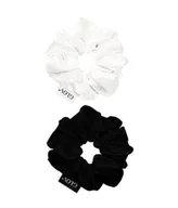 Ozdoby do włosów - GLOV Scrunchies 2 Pack S - Black/Beige Gumka do włosów 2 szt. - miniaturka - grafika 1