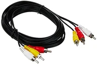 Kable - Valueline 3m 3x RCA m/m kabel audio/video VLVP24300B30 - miniaturka - grafika 1