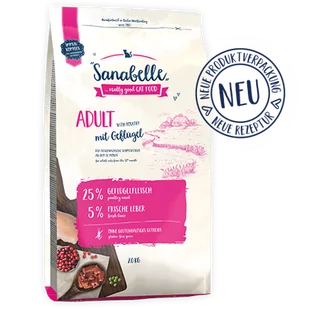 Sanabelle Adult Geflugel 10 kg - Sucha karma dla kotów - miniaturka - grafika 1