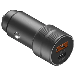 ENERGEA ład. sam. 1xUSB+1xUSB-C PD-QC 3.0 38W szary/gunmetal Alu Drive PD20+ - Ładowarki samochodowe - miniaturka - grafika 4