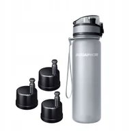 Butelki filtrujące - Butelka filtrująca Aquaphor City z 3 filtrami szara - miniaturka - grafika 1
