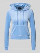 Bluzy damskie - Bluza rozpinana z wyhaftowanym logo model ‘ROBERTSON’ - miniaturka - grafika 1