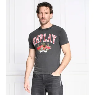 Replay T-shirt MURBLE | Regular Fit - Koszulki męskie - miniaturka - grafika 1